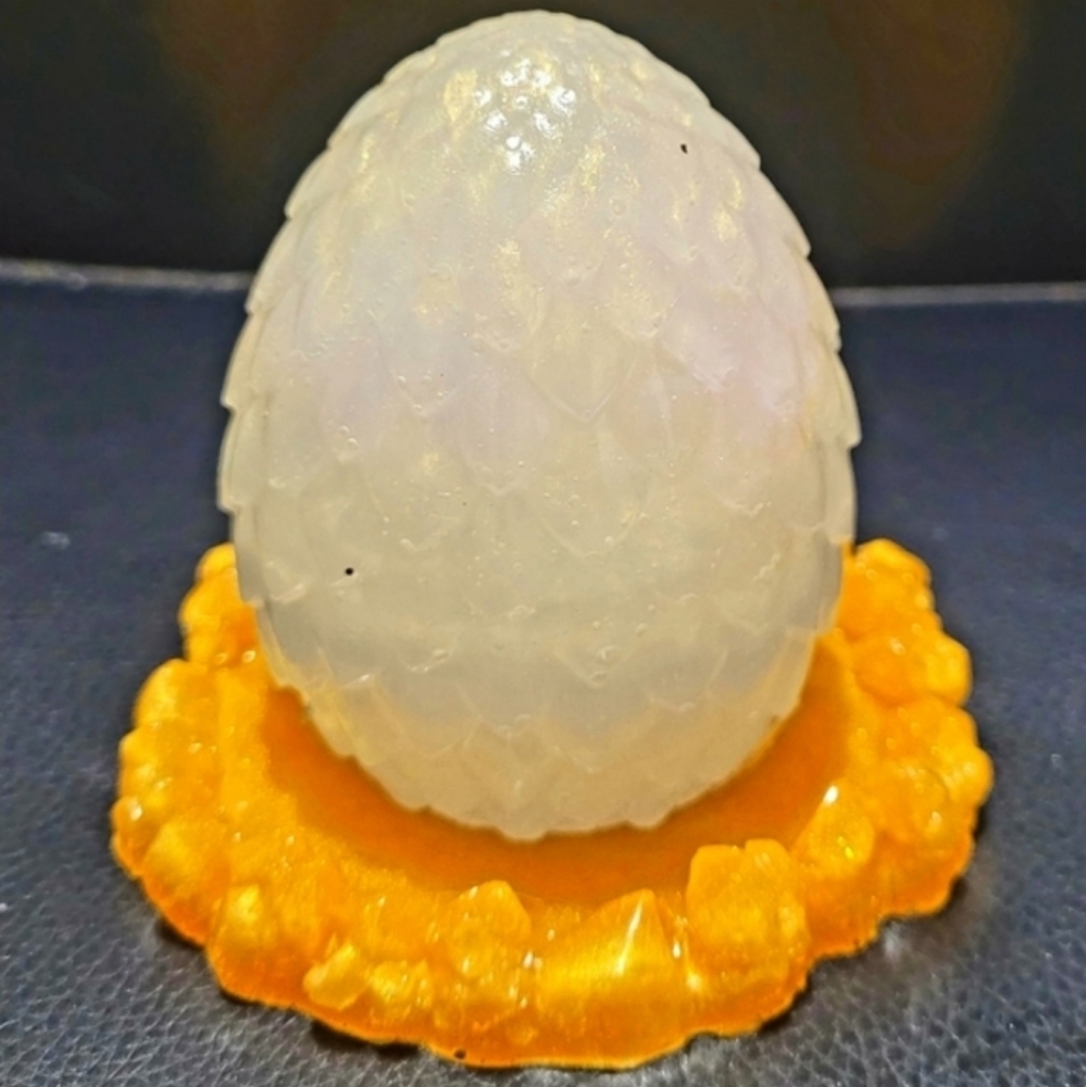 Handmade Resin Dragon Egg in nest - Picture 9 of 12